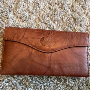 Buxton Brown Leather Wallet
